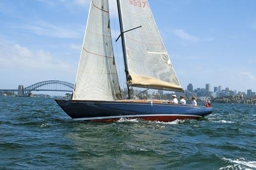 The Ringle 39 sailing yacht. Its classic-looking yacht disguise its amazing performance.