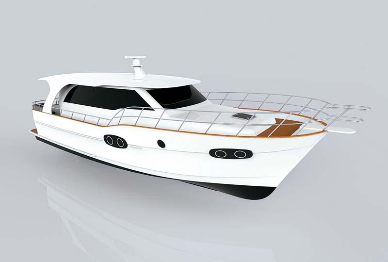 Integrity Yachts founder Brett Flanagan says the Integrity 530 Grand Sedan will have “the best of ev