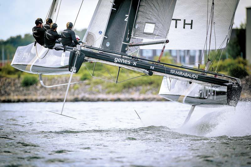 The 2015 Extreme Sailing Series final event for the ‘traditional’ 40ft catamarans. They will be repl