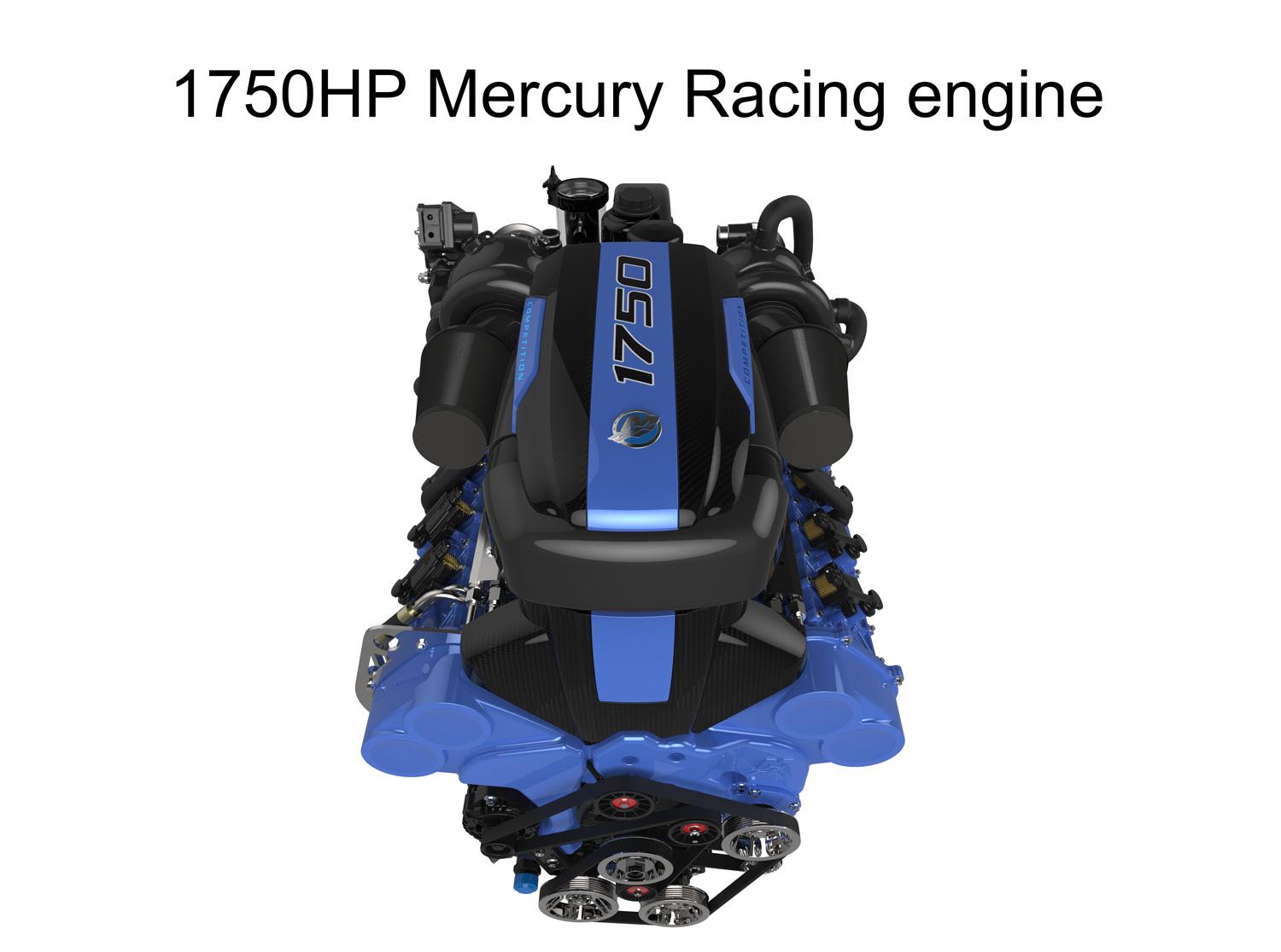 1750HP Mercury Racing engine