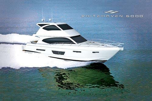 The Whitehaven 6000 from New Ocean Yachts will be at this year's Sydney International Boat Show.