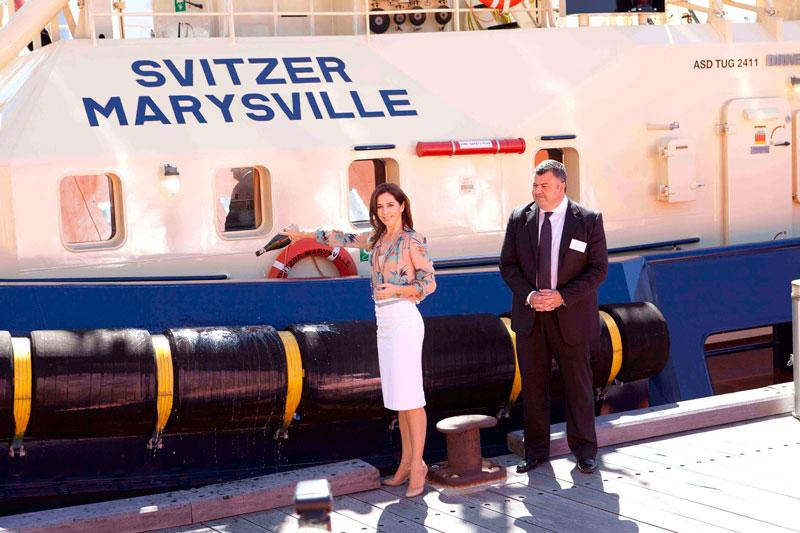 NEWS — Princess Mary launches tug in Melbourne
