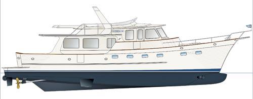 The new Fleming 58 Pilothouse Motor Yacht.