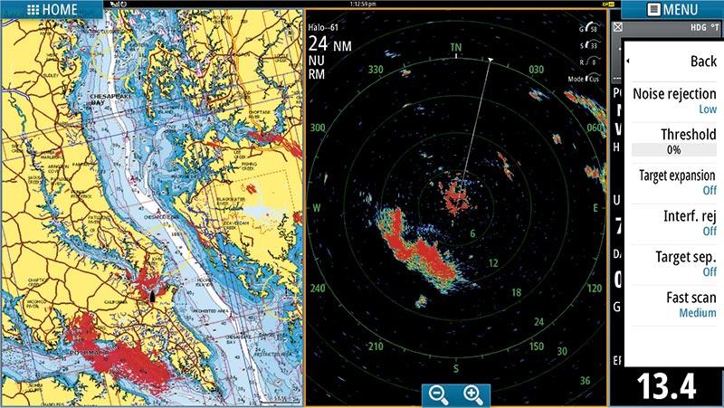New marine electronics: Simrad HALO radar