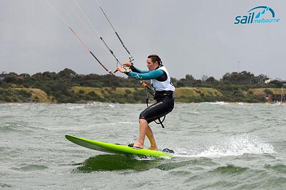 Kiteboards revel in tough conditions