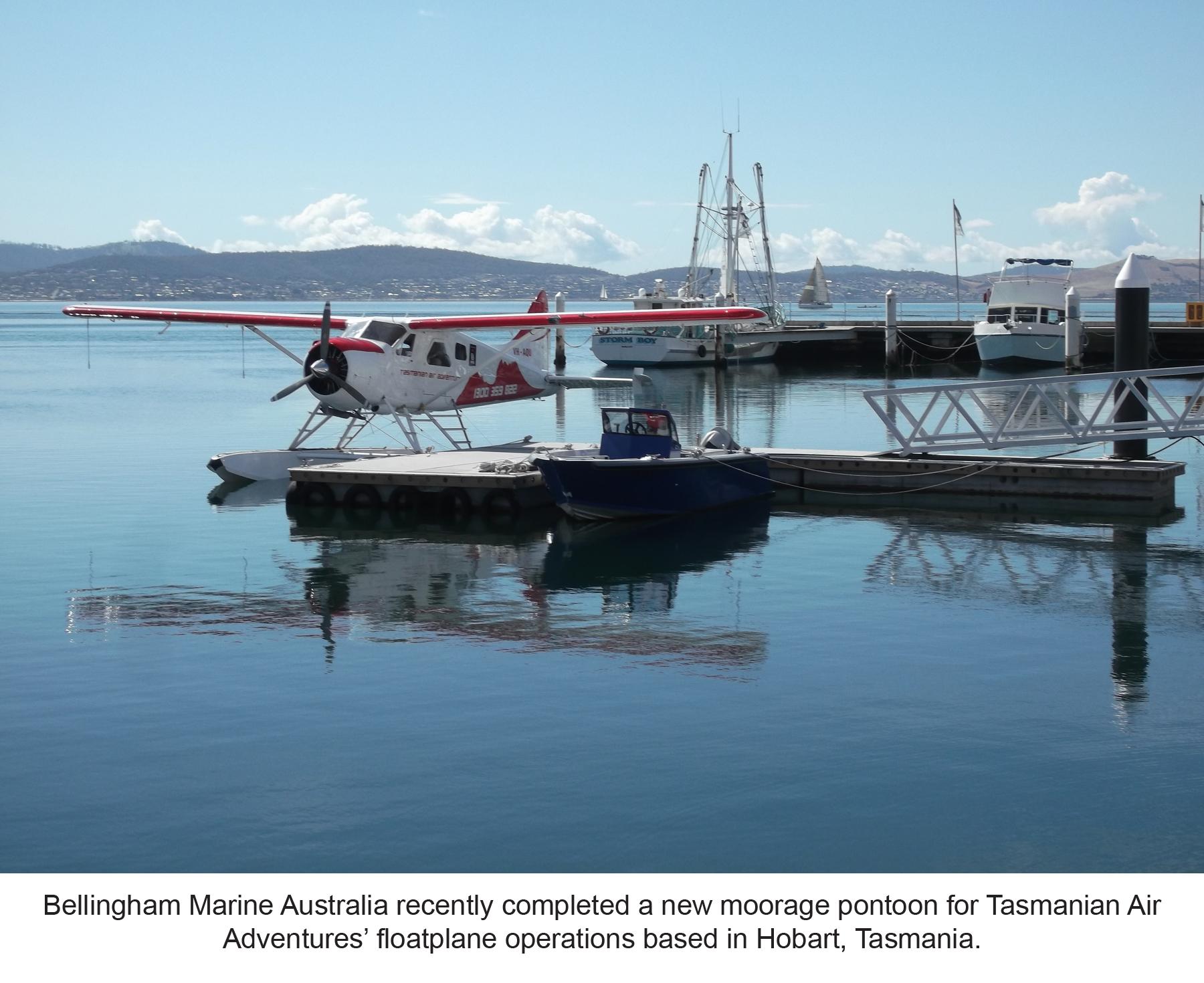 NEWS –  New floatplane moorage for Hobart’s waterfront
