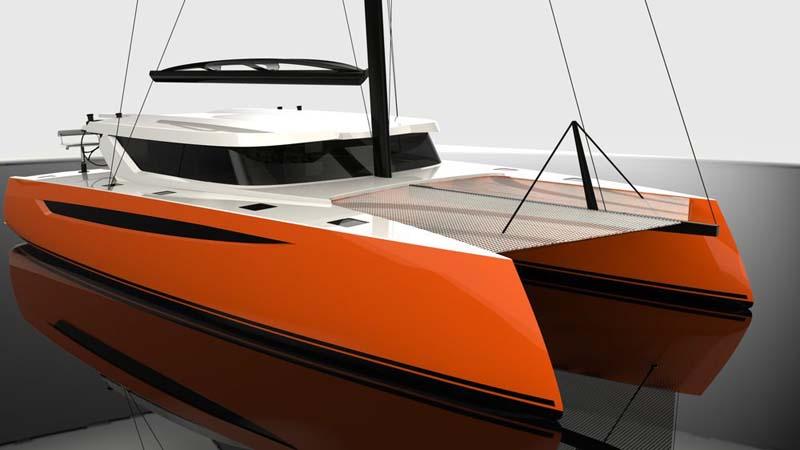 The Hudson HH55 is one of several luxury catamarans from the Chinese manufacturer to go on display a
