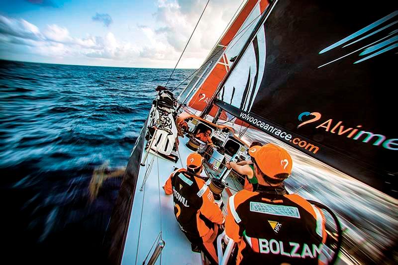 Sailors in the Volvo Ocean around the world sailboat circumnavigation race will travel no less than 