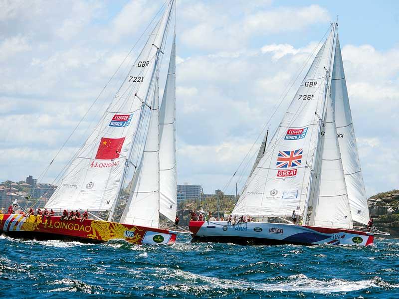 The Sydney to Hobart race also happens to be Race Five of the 14-race global Clipper series.