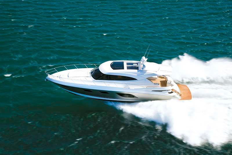 Riviera luxury motor yacht.
