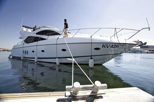 Luxury 60ft motor yacht.