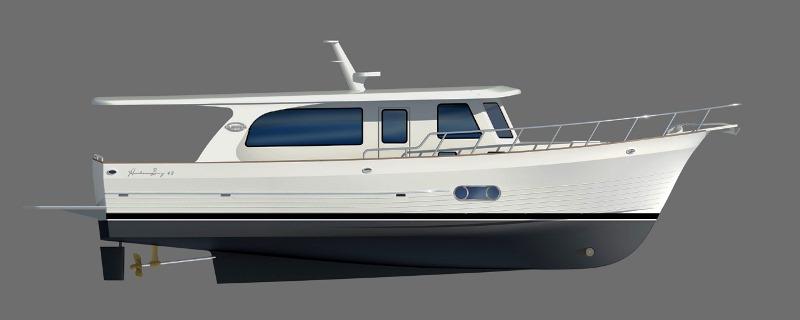 The new Hudson Bay 43 by Clipper Motor Yachts will start from $695,000.