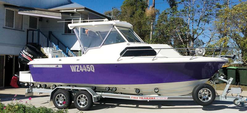 For this 1974 Haines Hunter 213C project boat, the first two of its three years were spent sitting i