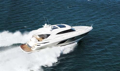 Riviera has doubled production for exported luxury boats. Pictured is the Riviera 6000 Sports Yacht.