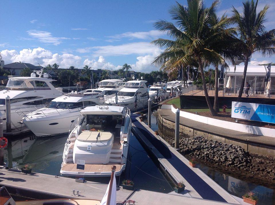 The GTIM Luxury Lifestyle event is on right now at the Sovereign Islands Super Yacht Marina on the G