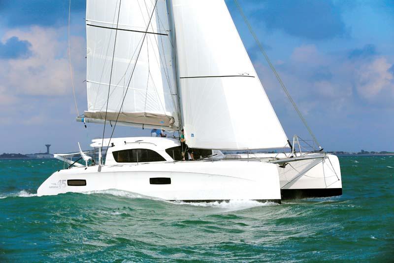 Made for pure bluewater sailing, the Outremer 45 can accommodate eight people.
